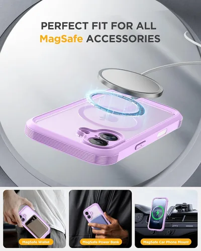 Vista 185 de Miracase Serie de vidrio para iPhone 11 de 6.1 pulgadas, funda protectora de cuerpo completo resistente mejorada con protector de pantalla de vidrio