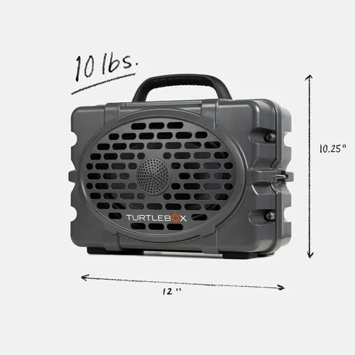 Vista 4 de Turtlebox Original Gen 3: Altavoz Bluetooth Portátil para Exteriores – Ultra-Fuerte (120dB), Impermeable (IP67), Resistente, Resistente a Impactos