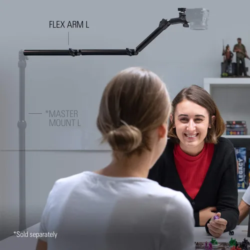 Vista 6 de Elgato Flex Arm L, Brazo Articulado Premium de 4 Secciones para Montaje y Ajuste Fácil de Luces, Cámaras y Micrófonos, para Transmisiones