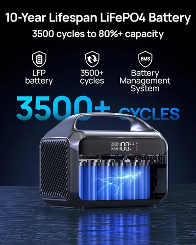 Vista 6 de DARAN Estación de energía portátil 288Wh, 600W