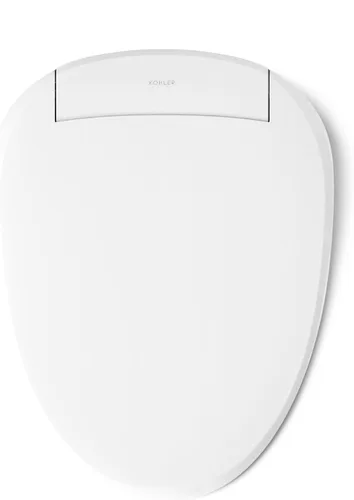Vista 15 de Kohler PureWash E820 - Asiento de inodoro alargado con calefacción, blanco con control remoto, tapa de cierre silencioso, desodorización automática