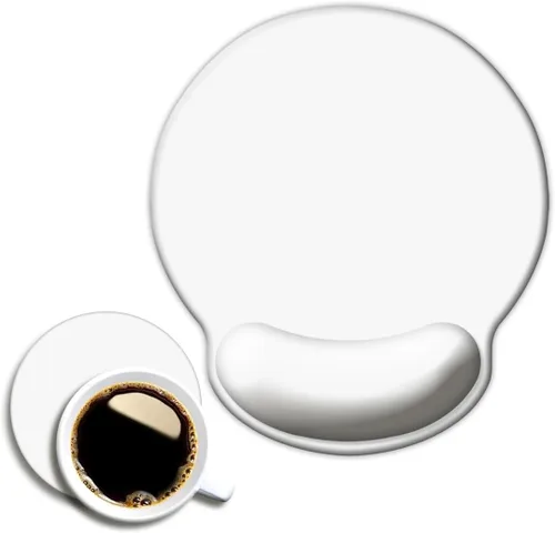 Vista 18 de DOOKE Alfombrilla ergonómica para mouse con soporte de muñeca, bonita almohadilla de muñeca con base de goma antideslizante para computadora