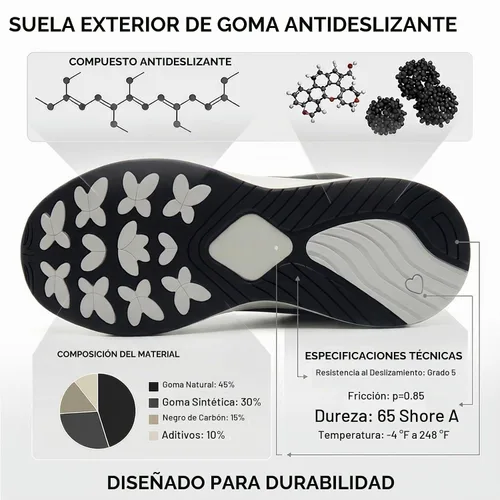 Vista 4 de Zapatos de correr para mujer para caminar de cuero: cómodos, absorbentes de golpes, transpirables, ligeros, antideslizantes, atléticos, de moda