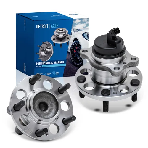 Vista 67 de Detroit Axle - Par de cojinetes de rueda delantera/trasera para Ford Edge 11-14, 09-19 Flex, 13-19 Police Interceptor Sedan, 14-18 Police Sedan