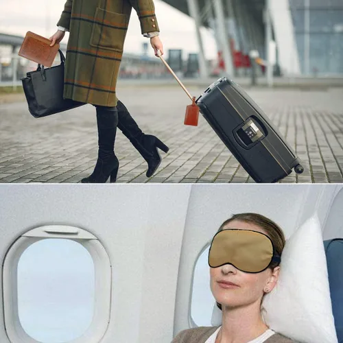 Vista 6 de Juego de tarjetero para pasaporte y vacuna, funda con protector transparente de ranura para tarjeta de vacunación, bloqueo RFID de cuero
