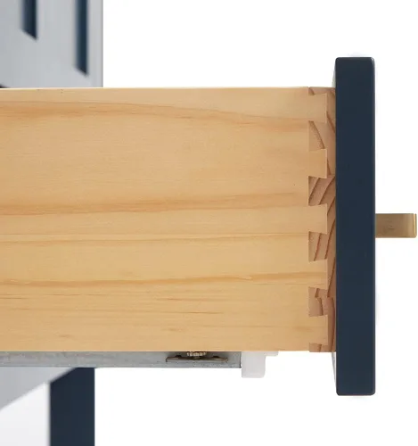 Vista 12 de ARIEL Cambridge - Mueble de baño con lavabo de 42 pulgadas, madera maciza, encimera de cuarzo blanco puro de 1.5 pulgadas, fregadero rectangular