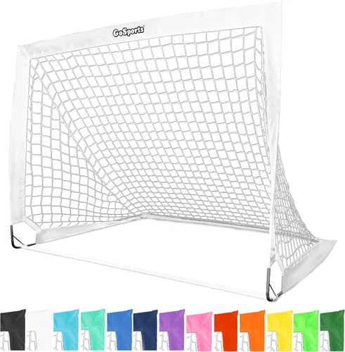 Vista 21 de GoSports - Arcos de fútbol portátiles para niños, 13 opciones de color, elige 4 x 3 pies o 6 x 4 pies, redes desplegables de tono