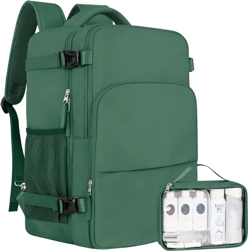 Vista 15 de Mochila de Viaje Sinaliy, Verde militar, Grande, Viajes