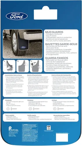 Vista 3 de Ford Oval, logotipo guardabarros, colocación fácil, 11 pulgadas, 2