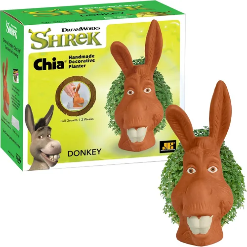 Vista 9 de Chia Pet Emoji Winky con paquete de semillas, maceta decorativa de cerámica, fácil de hacer y divertido de cultivar, regalo novedoso, perfecto