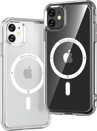 Vista 35 de ONES Funda delgada transparente para iPhone 8 Plus/7 Plus, PC + TPU híbrido, protección contra caídas de grado militar [antiamarillamiento], funda