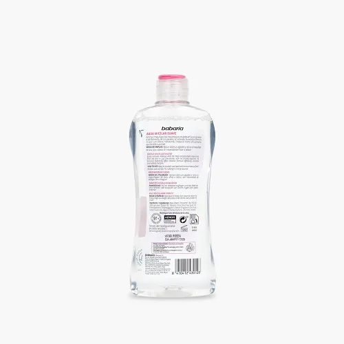 Vista 2 de Babaria Desmaquillante Rosa Mosqueta Limpia y Suaviza Agua, Cara, Ojos y Labios, Piel Sensible, 100% Vegano, Desmaquillante Rosa Mosqueta