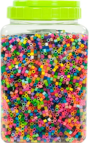 Vista 2 de Perler Tarro de cuentas de fusión multimezcla, colores surtidos, paquete de 22000 (PER17000)