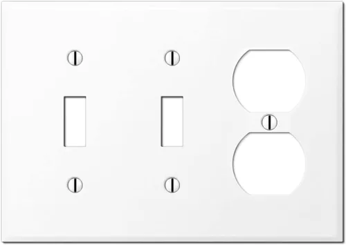 Vista 14 de Placa grande para interruptor de 1 banda, cubierta para caja eléctrica no utilizada, placa de pared en blanco de gran tamaño, placa de pared
