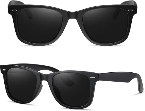 Vista 22 de MEETSUN Polarized Sunglasses for Women Men Classic Retro Square Frame Driving Sun Glasses UV Protection