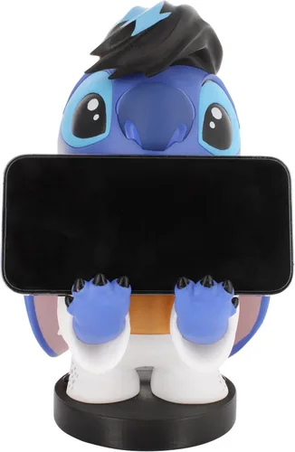 Vista 4 de Exquisite Gaming Elvis Stitch - Soporte para controlador y soporte para teléfono, figura con licencia de Disney