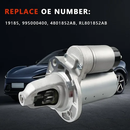 Vista 3 de Motor de arranque 19185 apto para Dodge Durango 2011-2015, Challenger Charger Chrysler 300 2011-2016, Ram 1500 2013 2014, Jeep Grand Cherokee