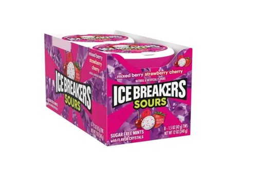 Vista 4 de Ice Breakers - Recipientes de 1.5 onzas con sabor a fresa y cereza (paquete de 8), 1.5 onzas