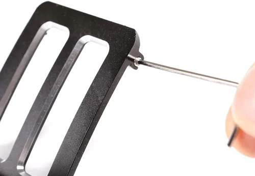 Vista 9 de Soporte para teléfono móvil de aleación de aluminio negro en la rejilla central del aire del automóvil, accesorios para Mercedes Benz Clase C W204