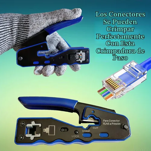 Vista 5 de Gaobige Paquete de 100 conectores de paso Cat5 Cat5e Cat6 RJ45