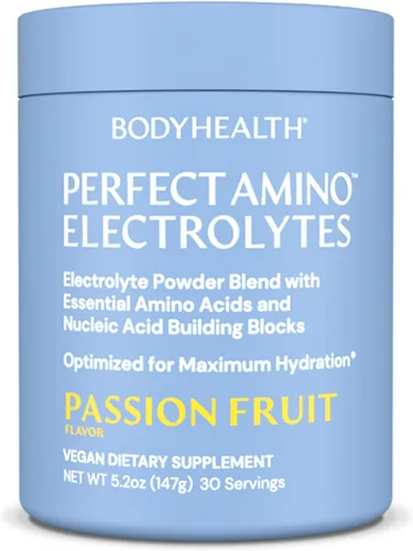 Vista 11 de BodyHealth PerfectAmino Polvo de Electrolitos Sin Azúcar, Hidratación Ayuno Keto Cero Azúcar Mezcla de Bebida de Electrolitos con Minerales Traza
