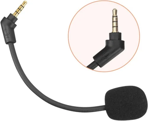 Vista 7 de Cloud Flight MIC, Boom Microphone Replacement for Kingston Cloud HYPERX Cloud Flight and Flight S Gaming Headset on PS5, PS4, Xbox One, PC, Mac