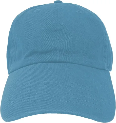 Vista 3 de Glory Max Gorra de béisbol de 100% algodón, clásica, lisa, de perfil bajo, con hebilla ajustable