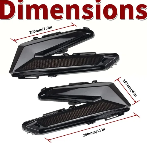 Vista 9 de 2 lámparas de freno traseras negras para Maverick X3, LH&RH
