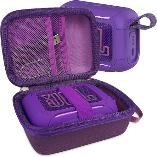 Vista 9 de Funda de silicona y funda rígida para altavoz Bluetooth JBL Go 5 Negro