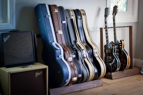 Vista 5 de String Swing CC29 estuche para guitarra plegable de madera dura