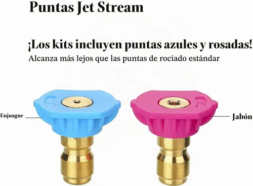 Vista 3 de Tool Daily Second Story - Kit de boquillas de conexión rápida para lavadora a presión, 4000PSI 1/4 pulgadas, paquete de 2