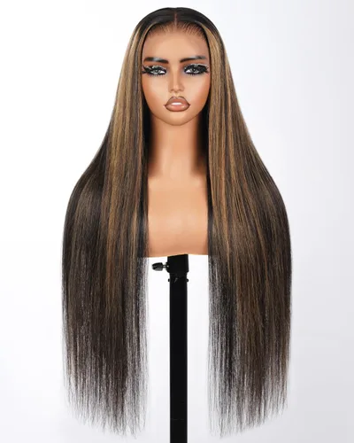 Vista 12 de Peluca de cabello humano rubio estilo Bob de 13 x 4 con encaje frontal, peluca Bob de 10 pulgadas 613 Lace Front Wig Human Hair Pre Plucked With