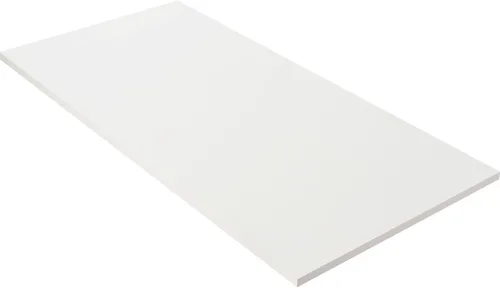 Vista 12 de 36x20 pulgadas Mesa Negra Universal, Escritorio Sólido de Una Pieza, Encimera Reversible de Melamina, Dobles Escritorios, L-Escritorio DIY
