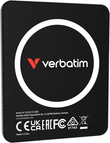 Vista 12 de Verbatim SSD portátil Snapback Ultra Slim de 512 GB, compatible con USB-C