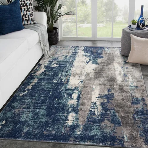 Vista 22 de LUXE WEAVERS Lagos Collection - Alfombra de área abstracta beige de 2x3
