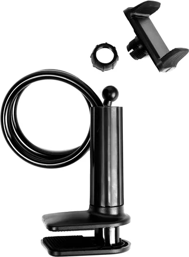 Vista 8 de Soporte para teléfono, soporte para cama y cuello de cisne Adjustable Flexible 360° Rotation Cell Phone Clip Holder Lazy Bracket Mount for All