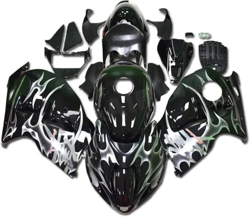 Vista 14 de Carenado completo azul mate para Suzuki 1997-2007 GSXR 1300 Hayabusa Gen1 inyección ABS plásticos posventa carrocería kit de carrocería 1998 1999