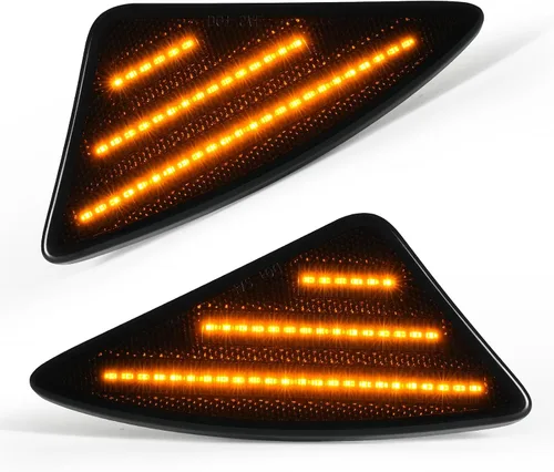 Vista 8 de Luces LED de posición laterales compatibles con Kenworth T660 T170 T270 T370 semirremolques 2008-2021, luces direccionales ahumadas, Plug & Play
