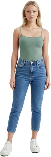 Vista 314 de Emmalise Camisola larga casual básica para mujer, con tirantes ajustables, top en capas