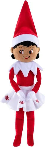 Vista 2 de The Elf on The Shelf Plushee Pal Chica Tono Oscuro