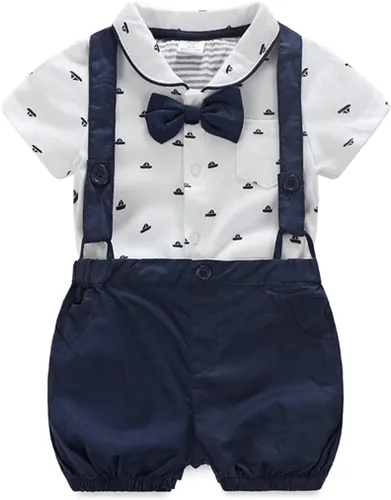 Vista 19 de Conjunto de traje de caballero para bebé niño