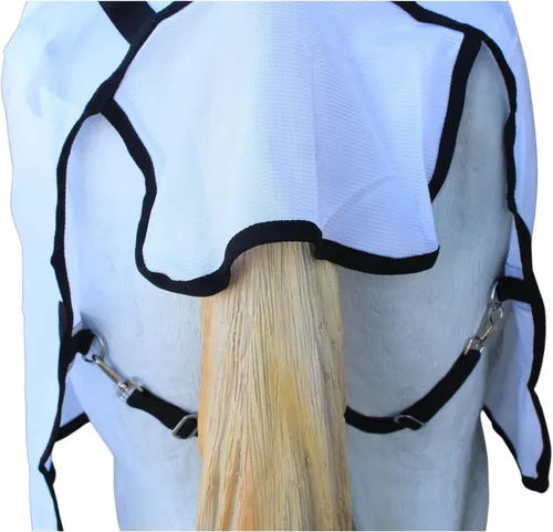 Vista 5 de CHALLENGER 78" caballo malla ligera verano hoja primavera flujo de aire blanco 73408B