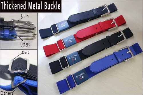 Vista 3 de Thaplay BaseballSoftball Belt for Kids Boys Youth Men Women Adult (2 Pairs of Socks and Belt) With 2 Pairs Baseball socks