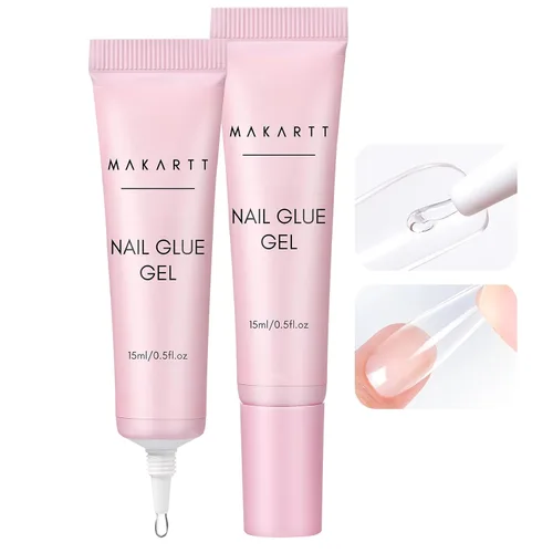 Vista 11 de Makartt Arte de uñas en gel 3D, pegamento de gel para esculpir para dibujar, moldear, escultura, gemas y decoración, esmalte de gel transparente que
