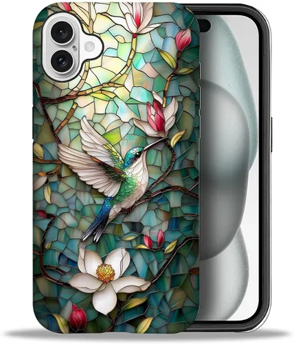 Vista 90 de DAIZAG Funda compatible con iPhone 11, hermoso color arena, patrón completo, carcasa rígida híbrida de plástico TPU + funda de protección