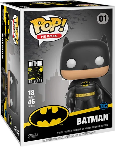 Vista 4 de Funko 37253 POP Vinyl: Heroes 80th-Red Rain Batman (1991) Figura coleccionable, multicolor, talla única de EE. UU
