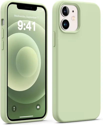 Vista 15 de JELE Funda a prueba de golpes diseñada para iPhone 11, funda de teléfono de silicona líquida con [forro de microfibra suave antiarañazos]