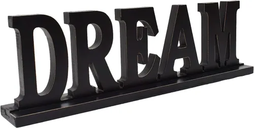 Vista 7 de Wooden Friends - Letrero independiente con diseño de palabras rústicas para mesa, chimenea y entrada