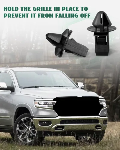 Vista 4 de Clips de moldeo de rejilla para Ram 1500 2013 2014 2015 2016 2017 2018 2019 2020, apto para Ram 2500 3500 4500 5500 2013 2014 2015 2015 2010 6 201 7