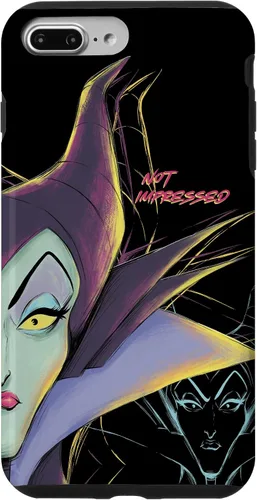 Vista 12 de iPhone 16 Disney Villains Maléfica No Impressed Funda de Halloween